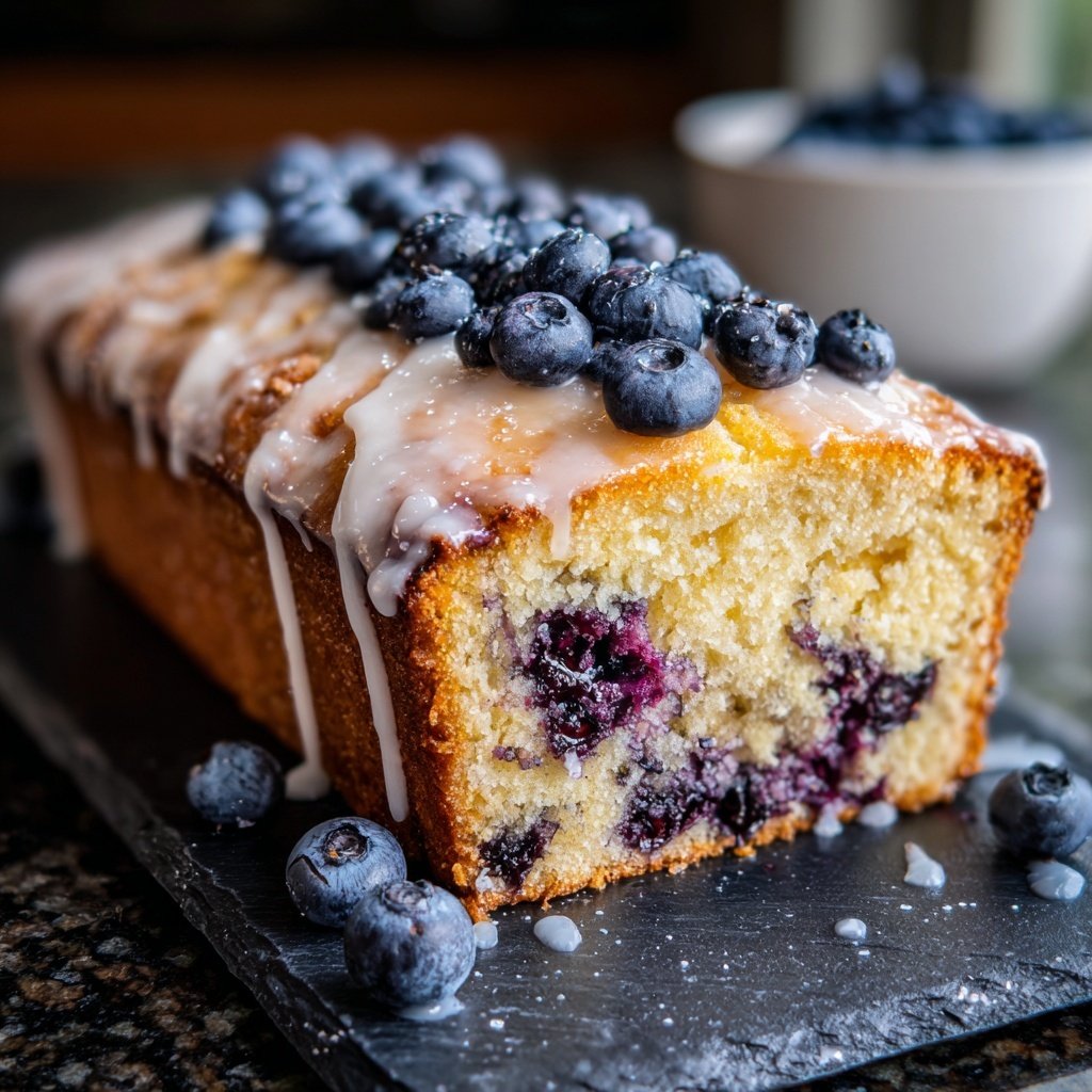 Baking & Desserts Lemon Blueberry Loaf Cake