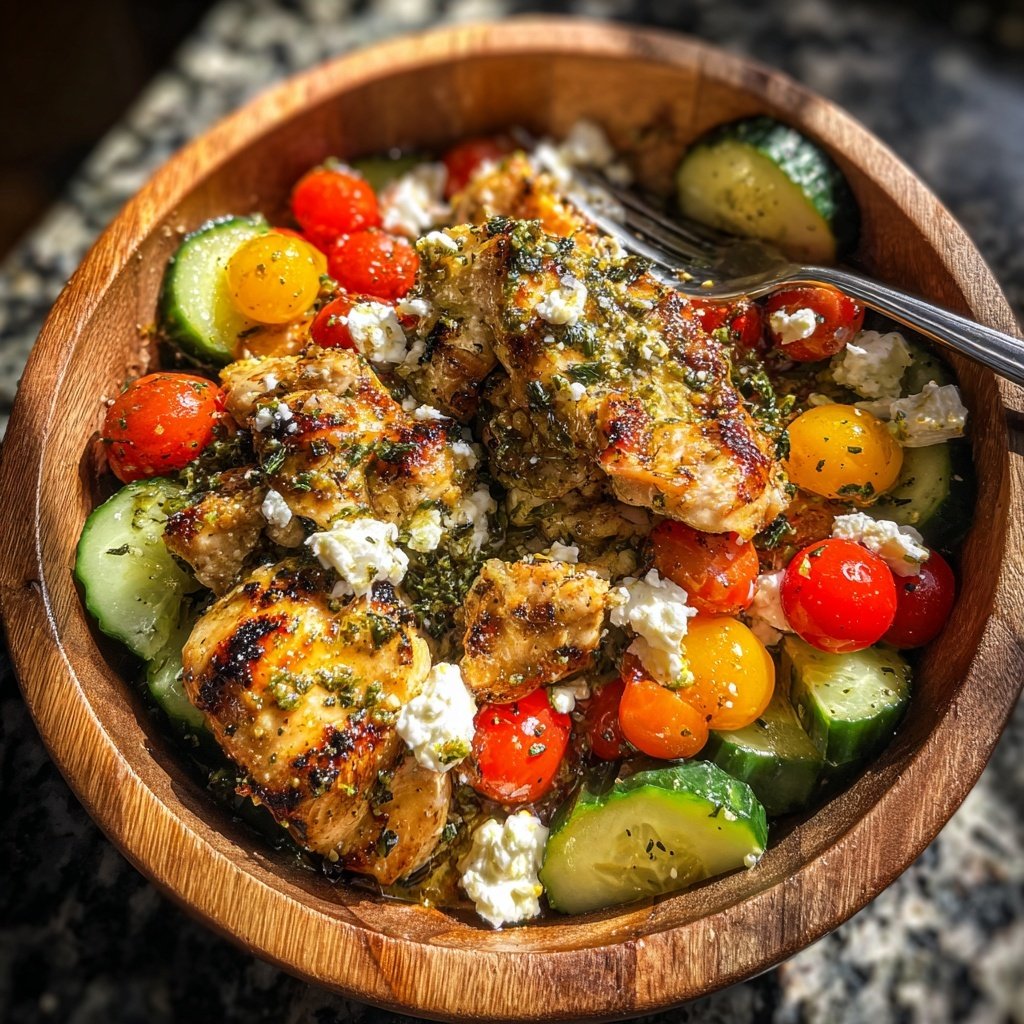 Mediterranean Grilled Chicken Bowl