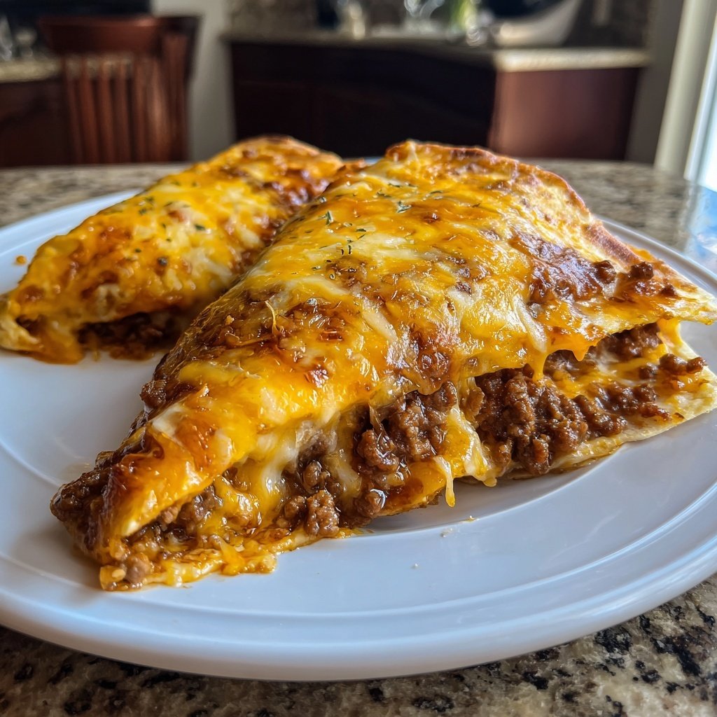 Easy Cheesy Ground Beef Enchiladas