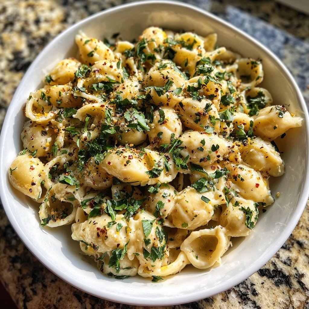 Creamy Lemon White Bean Pasta