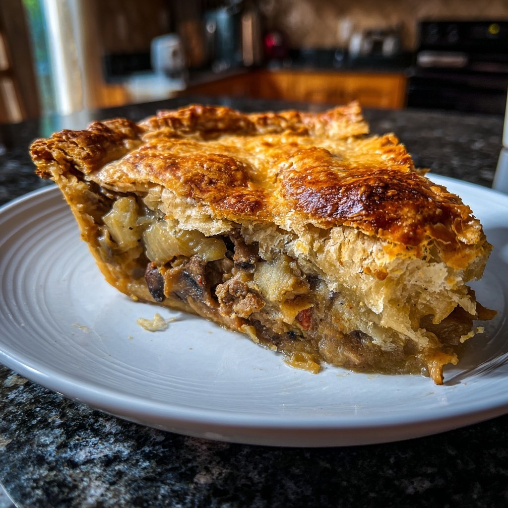 Comfort Food Beef and Mushroom Pot Pie
