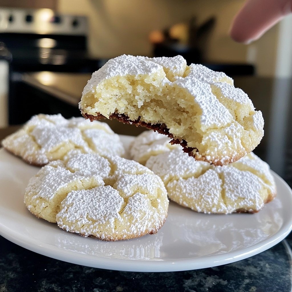Lemon Crinkle Cookies - Herbs & Flour