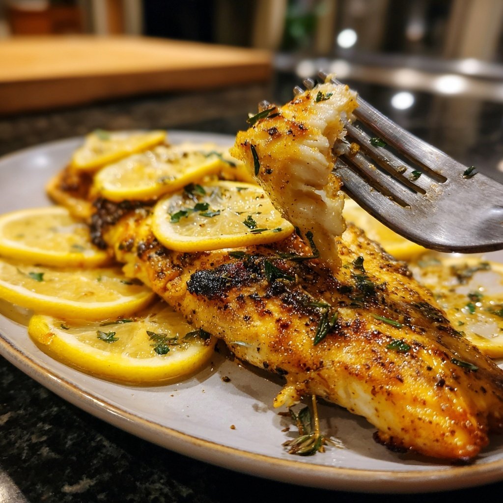 Healthy & Light Lemon Grilled Fish Plate