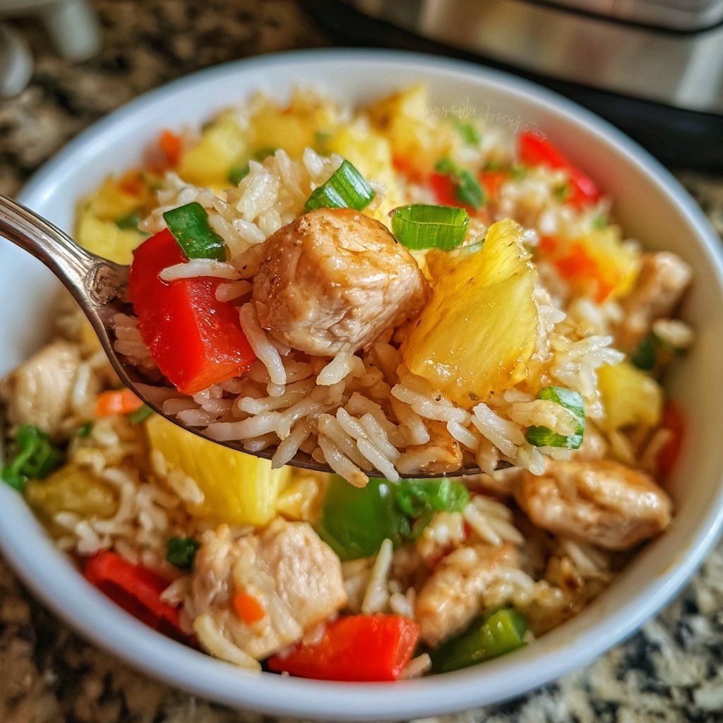 Pineapple Chicken And Rice One Pot