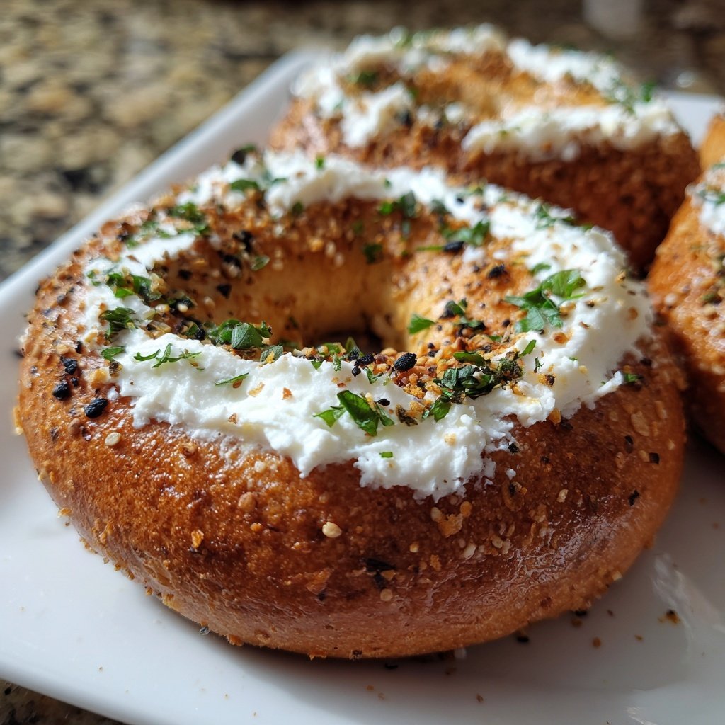 Protein Bagels With Greek Yogurt