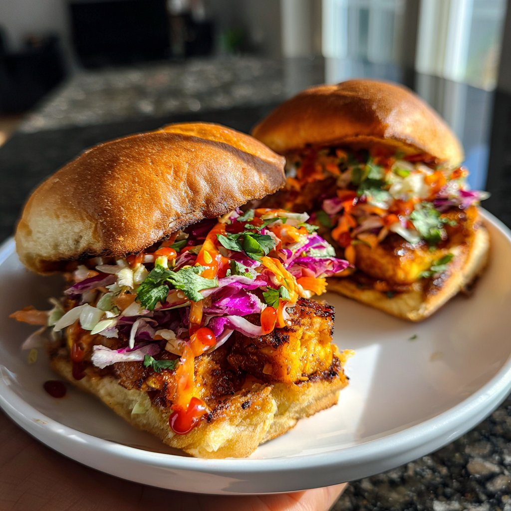 Easy Slider Sweet Chili Tofu Sliders
