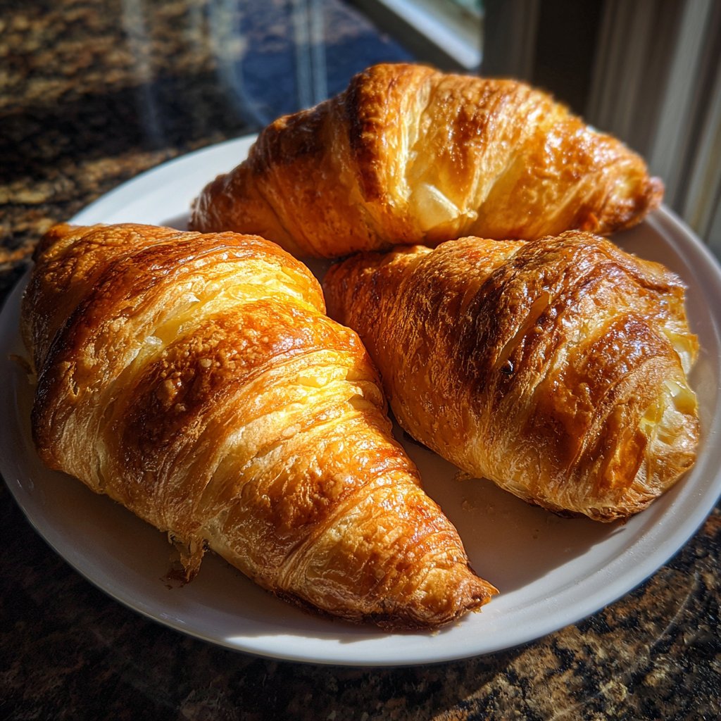 Buttery Homemade Croissants