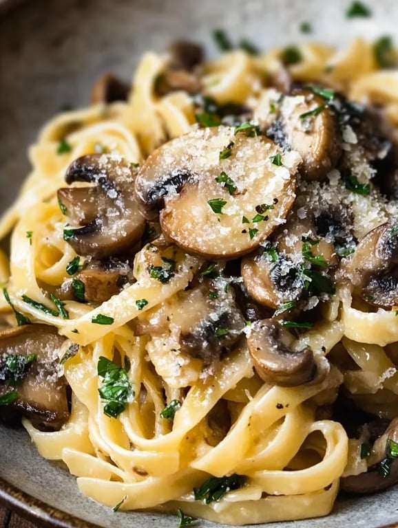 Garlic Mushroom Pasta