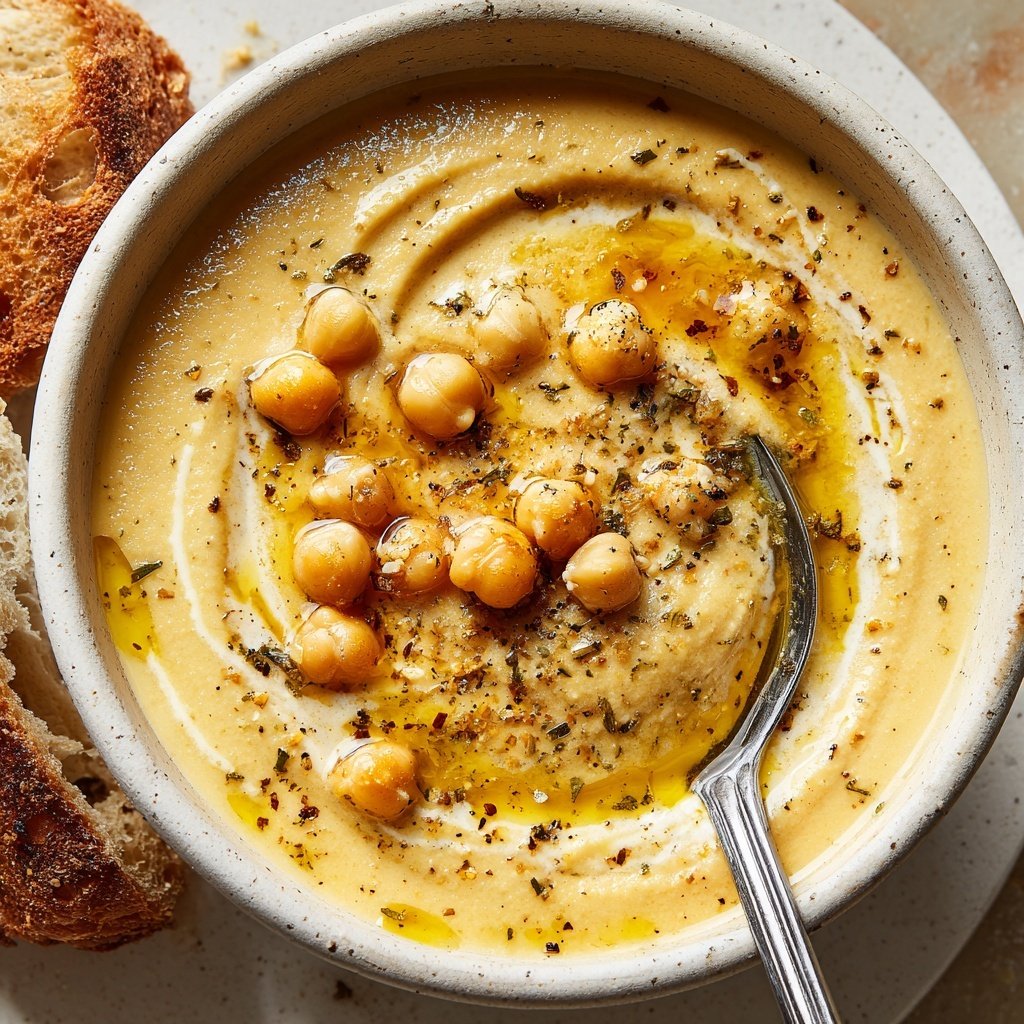 Creamy Lemon Chickpea Soup