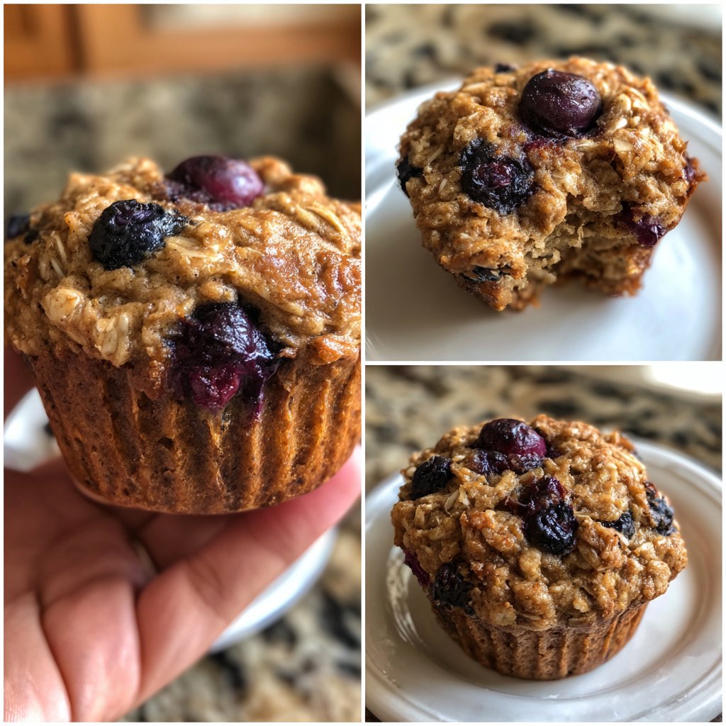 Soft Oatmeal Breakfast Muffins
