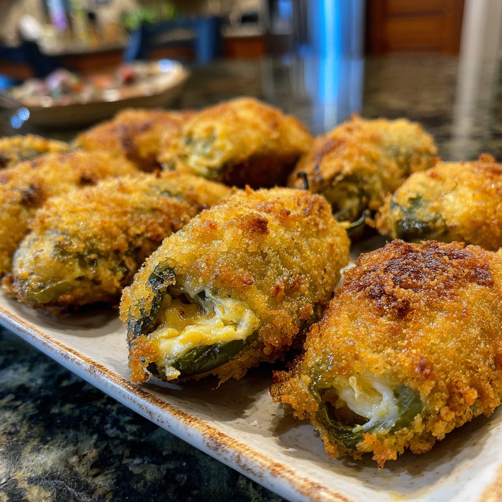 Jalapeno Poppers with Creamy Corn Filling